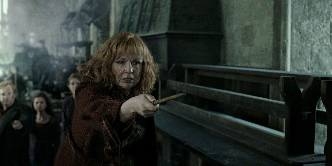 Mrs Weasley killing Bellatrix in Harry Potter