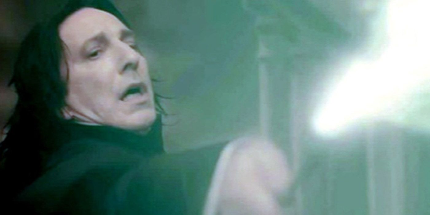 Snape kills Dumbledore in Harry Potter