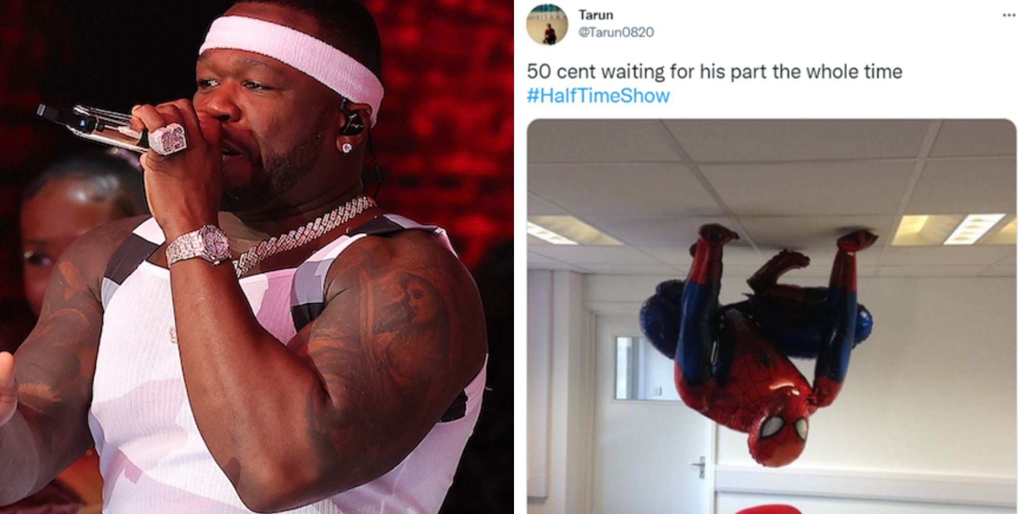 Upside Down 50 Cent At The Super Bowl Is The Meme Of The ...