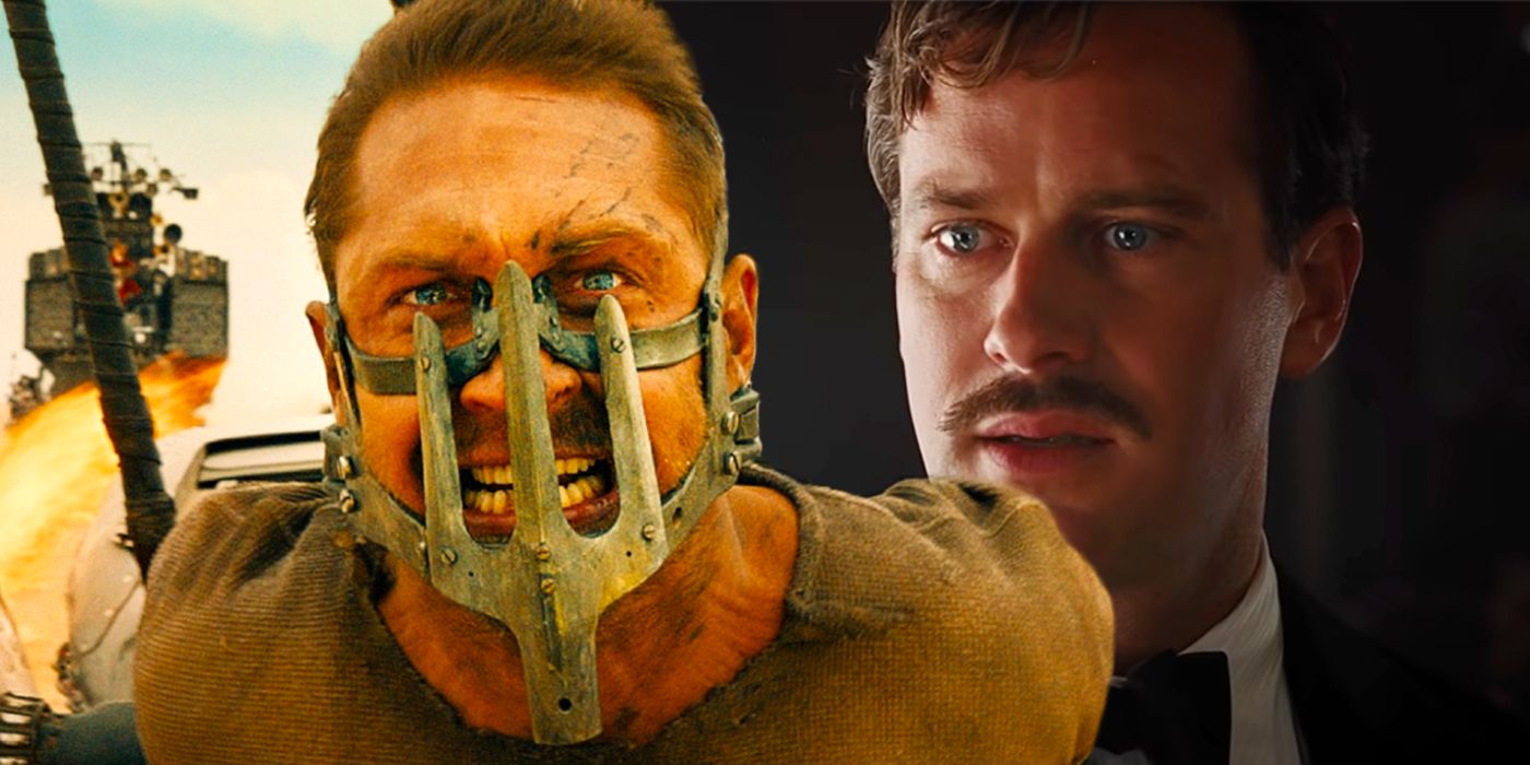 Tom Hardy and Armie Hammer Mad Max Fury Road