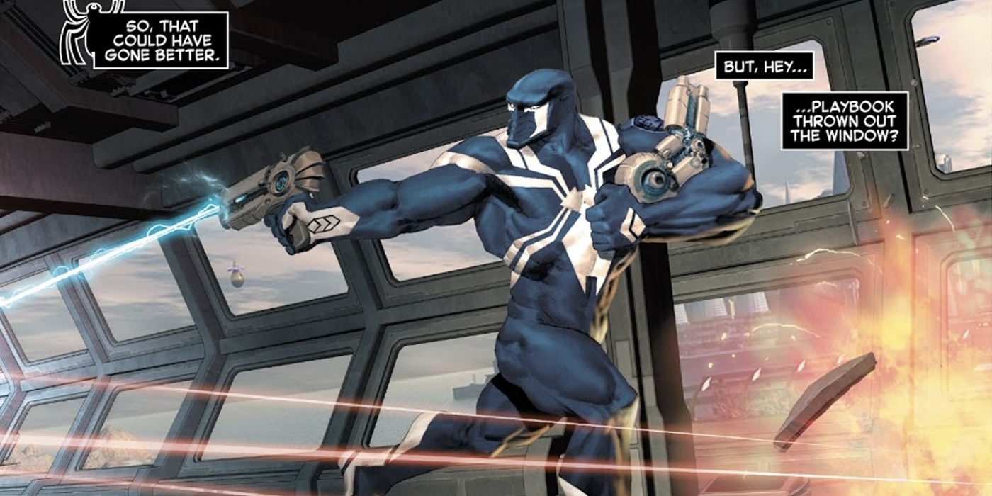 Venom S Space Knight Costume Needs To Be Marvel S Next Spin Off Symbiote