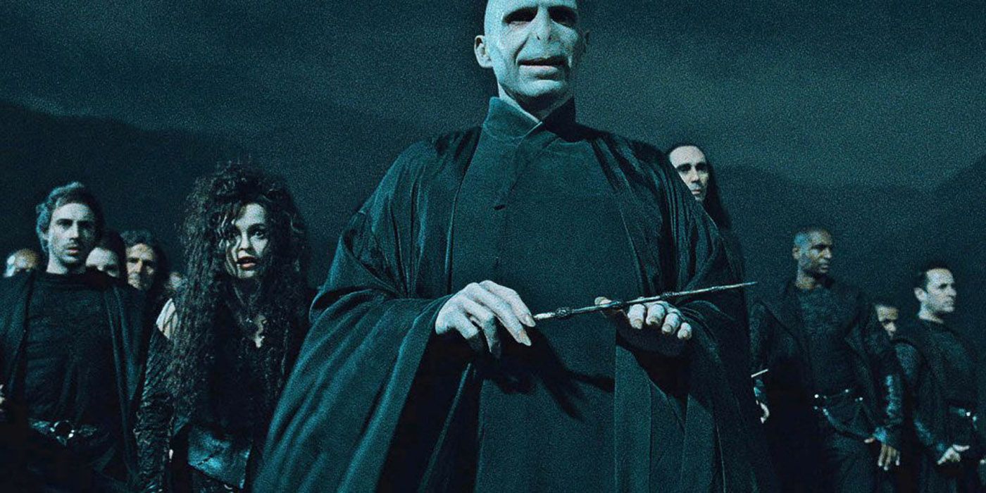 Voldemort leads the Death Eaters