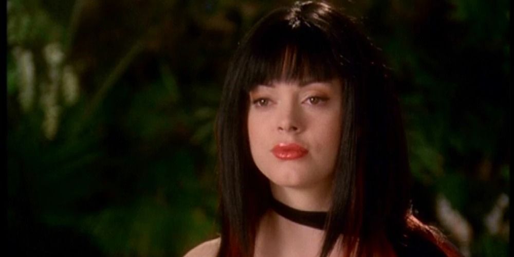 An image of Paige looking serious in Charmed