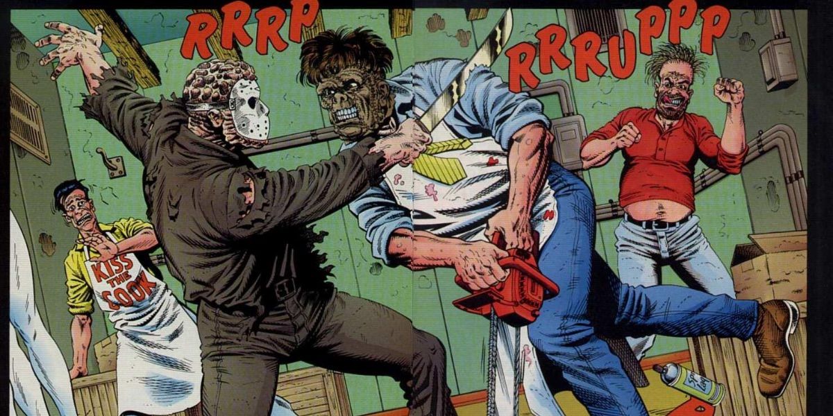 Horror Comics Jason vs Leatherface