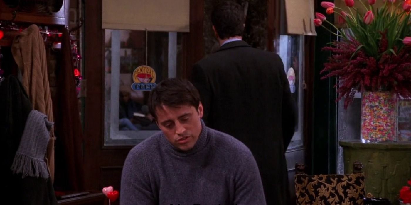 Joey tells Ross he has feelings for Rachel in Friends