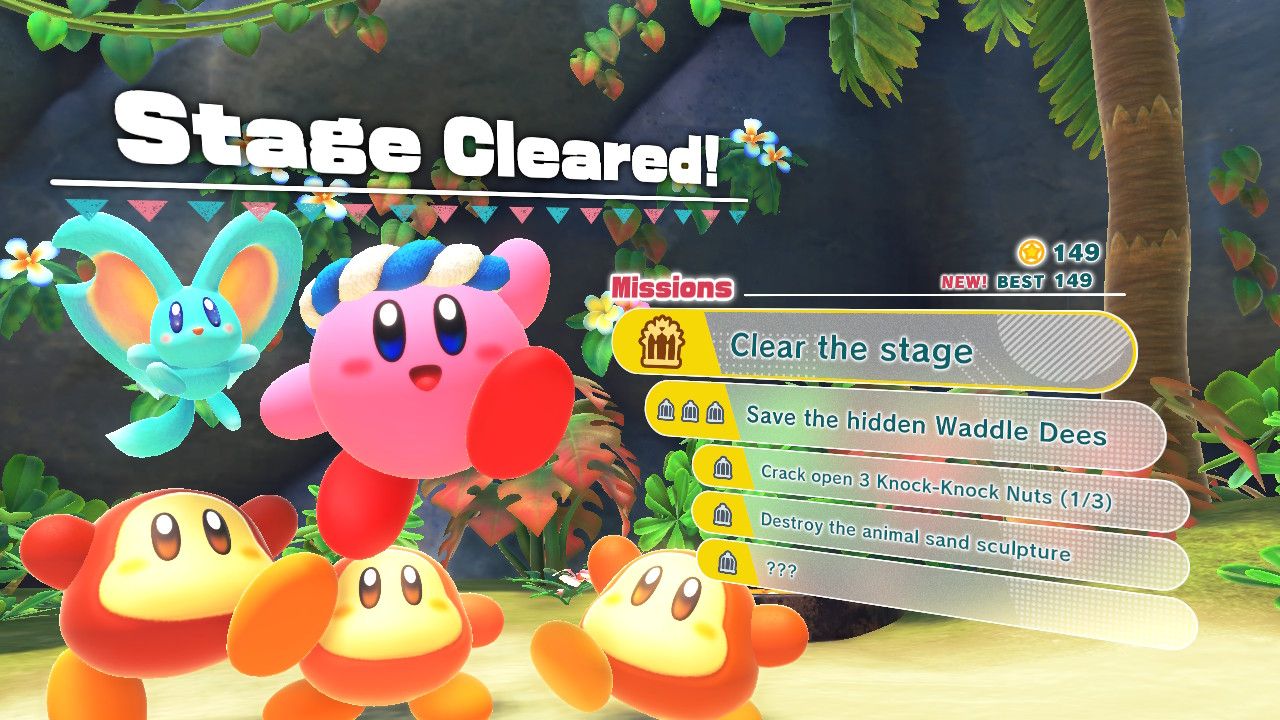 Kirby Forgotten Land Stage Complete