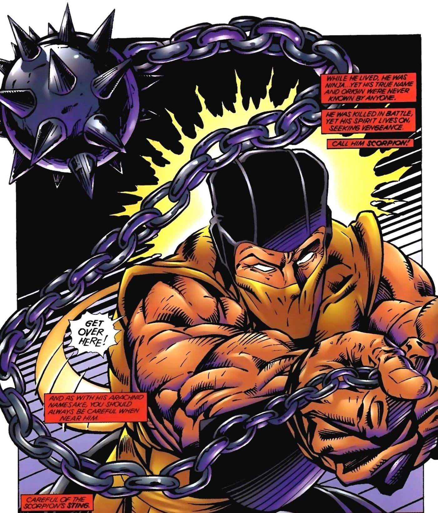 Mortal Kombat Scorpion Body Image