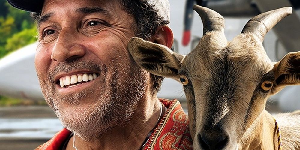 Oscar with his pet goat in The Lost City Cropped 2 1