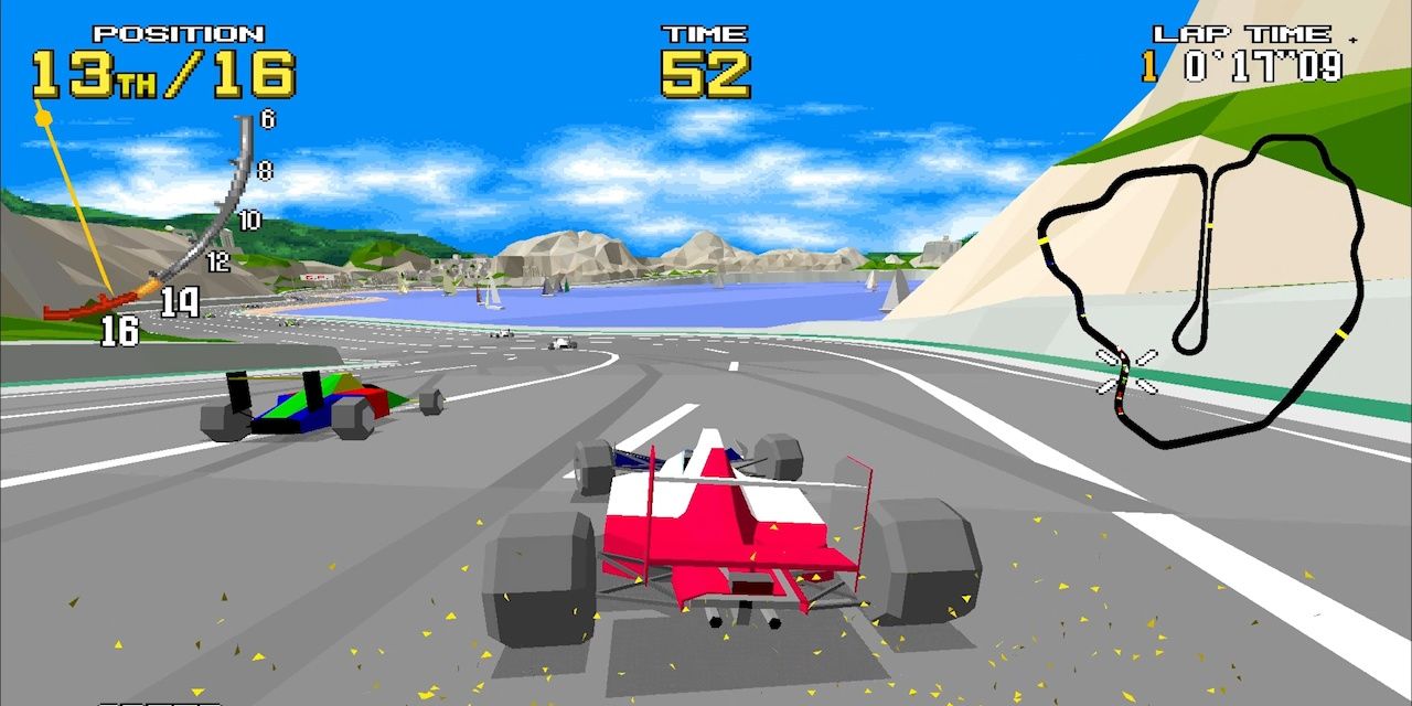 Sega Ages Virtua Racing gameplay for the Switch