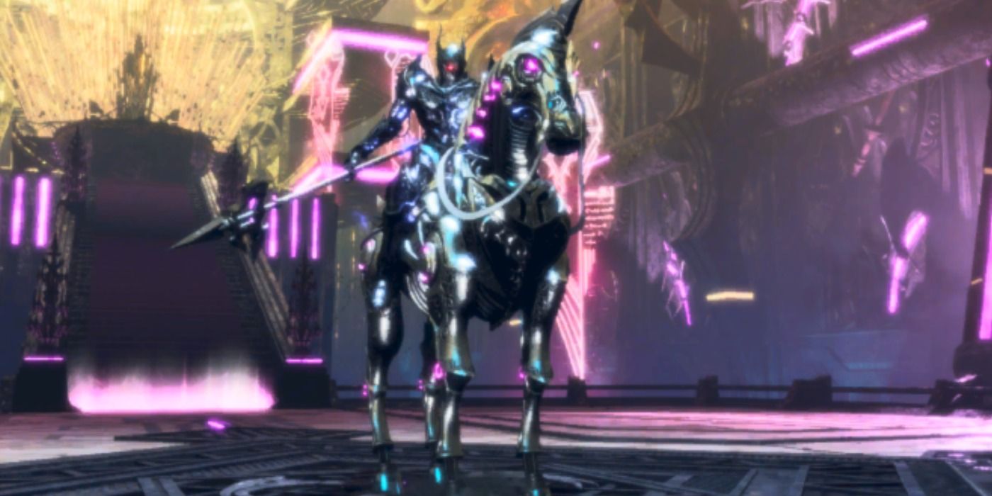 Stranger of Paradise Final Fantasy Origin Black Knight On Horse