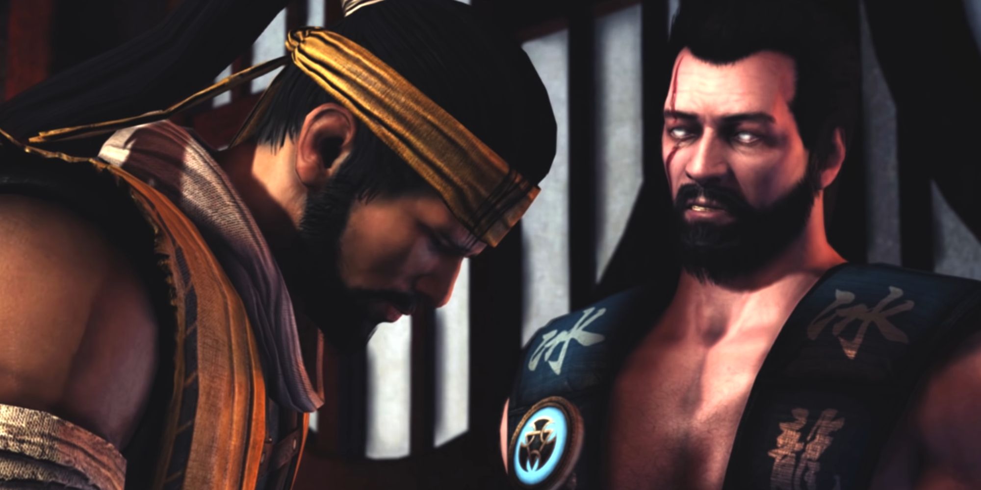 Sub Zero revealing the truth about Scorpions past in Mortal Kombat X