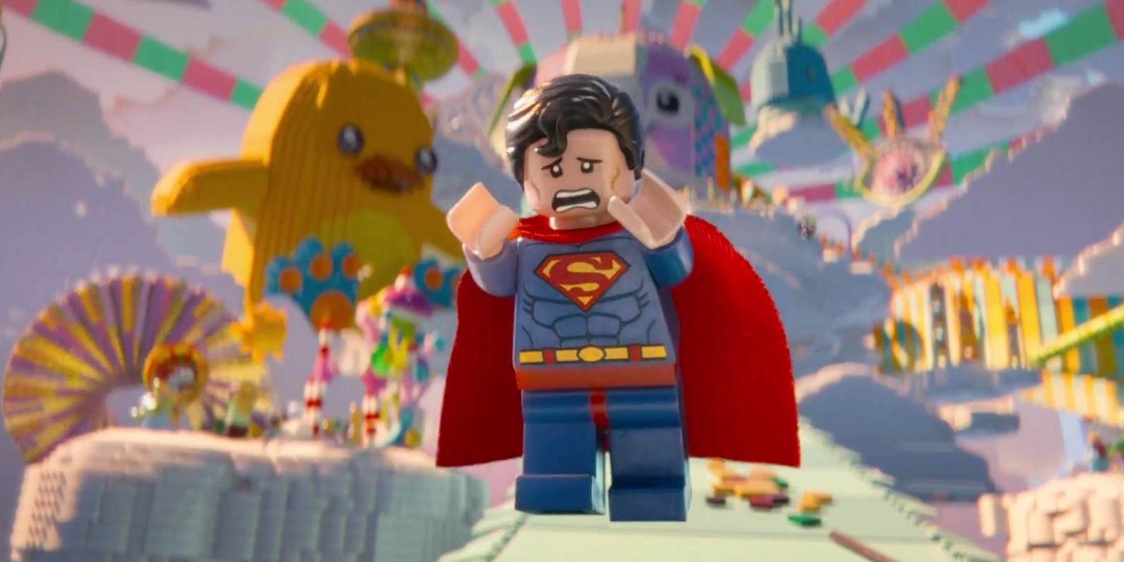 Superman crying in The LEGO Movie Cropped