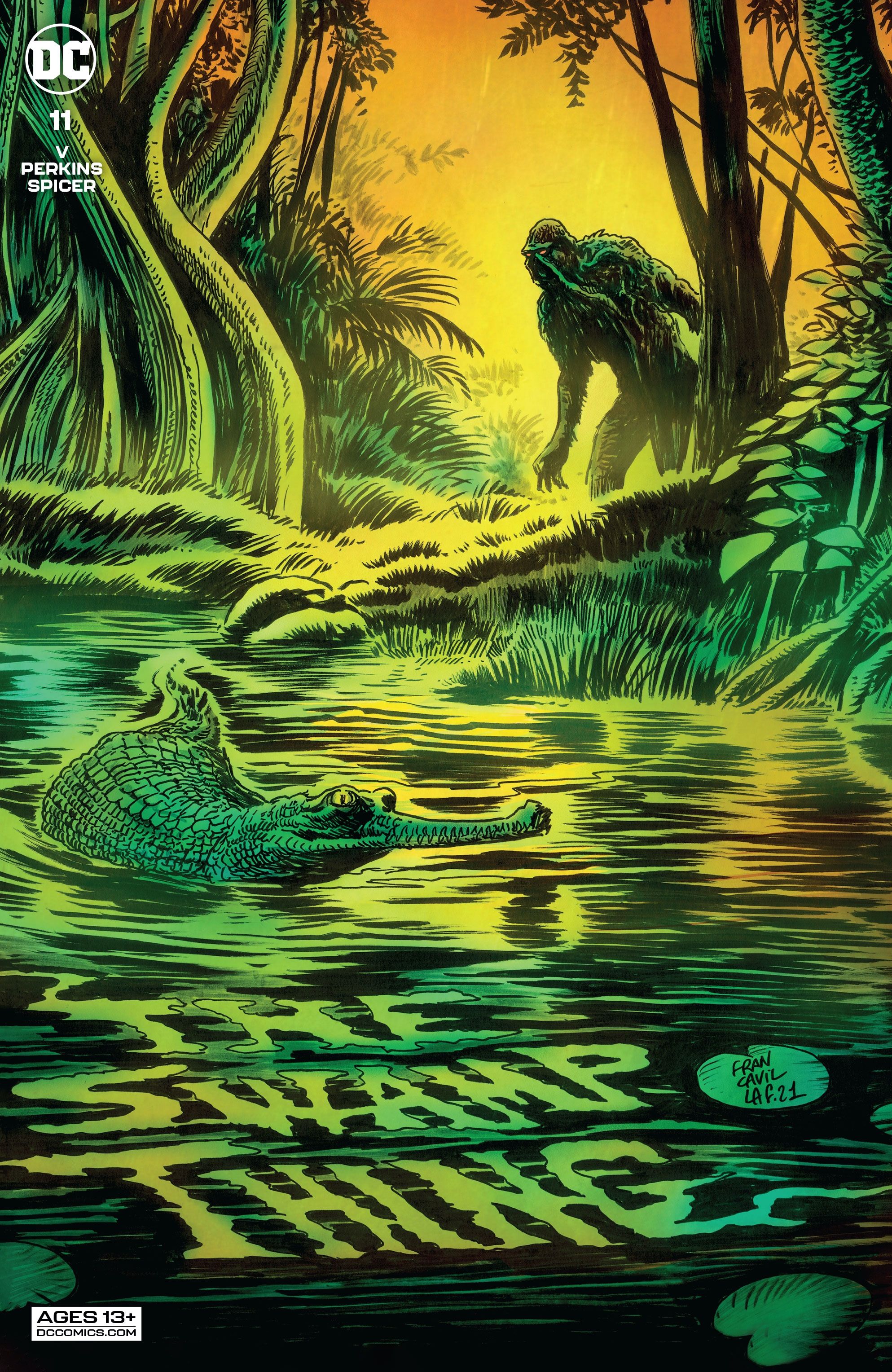 The Swamp Thing 11 Preview Variant Cover