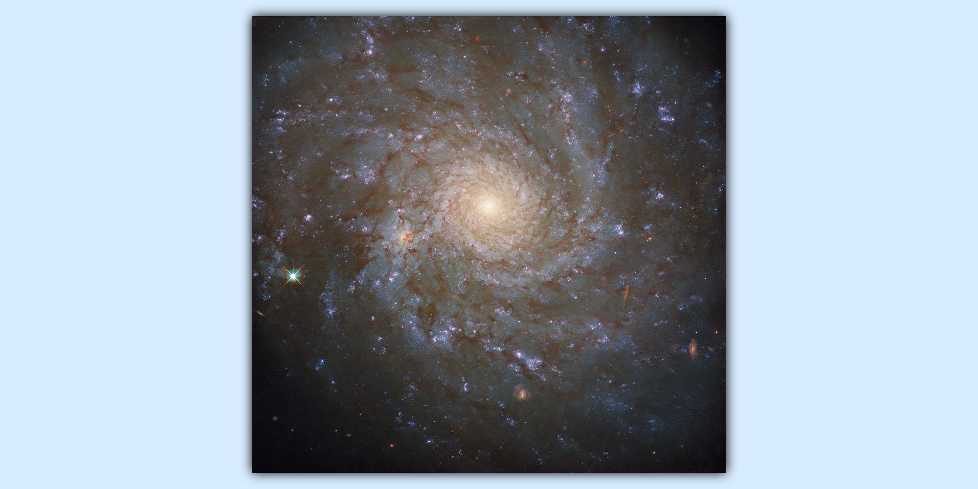 stunning spiral galaxy hubble ngc 4571 2