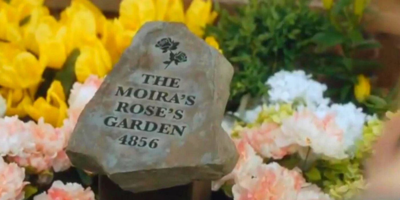 A photo of Moiras garden on Schitts Creek