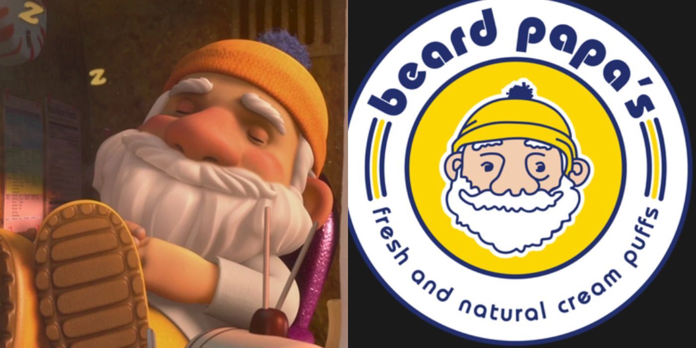 A split image of Beard Papa from Wreck It Ralph