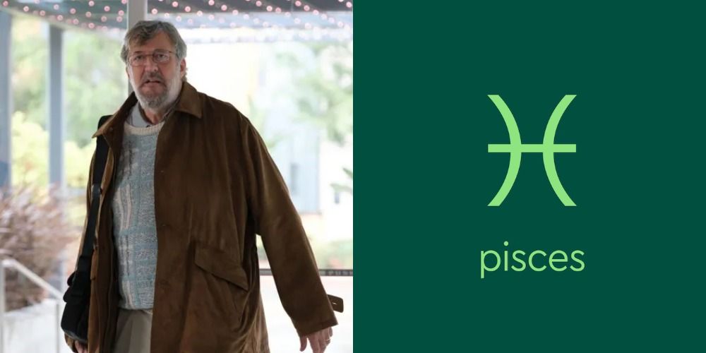 A split image of Ian Gibbons and the Pisces sign 1