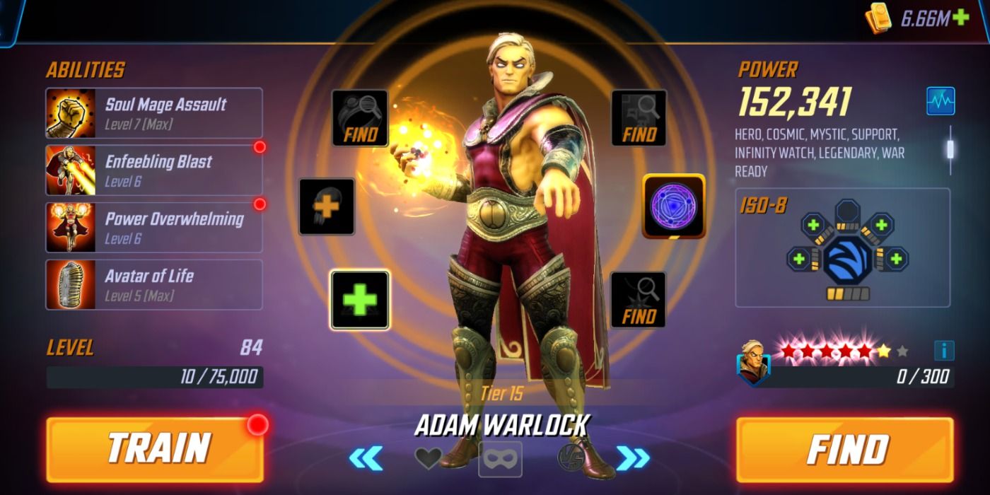 Adam Warlock Marvel Strike Force