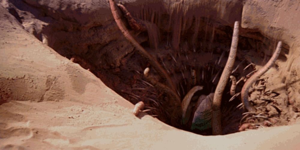 An image of the Sarlacc Pit in Star Wars
