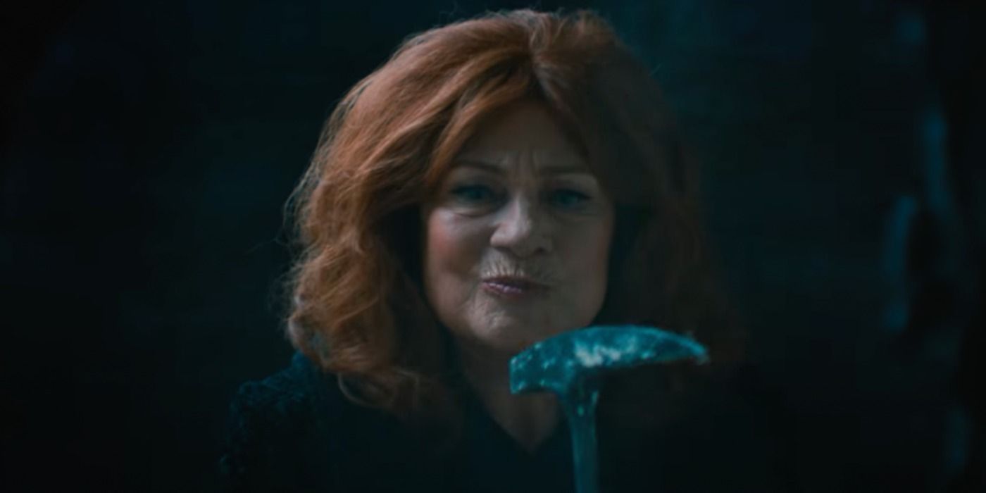 An older Nadia uses a hammer in Russian Doll season two.