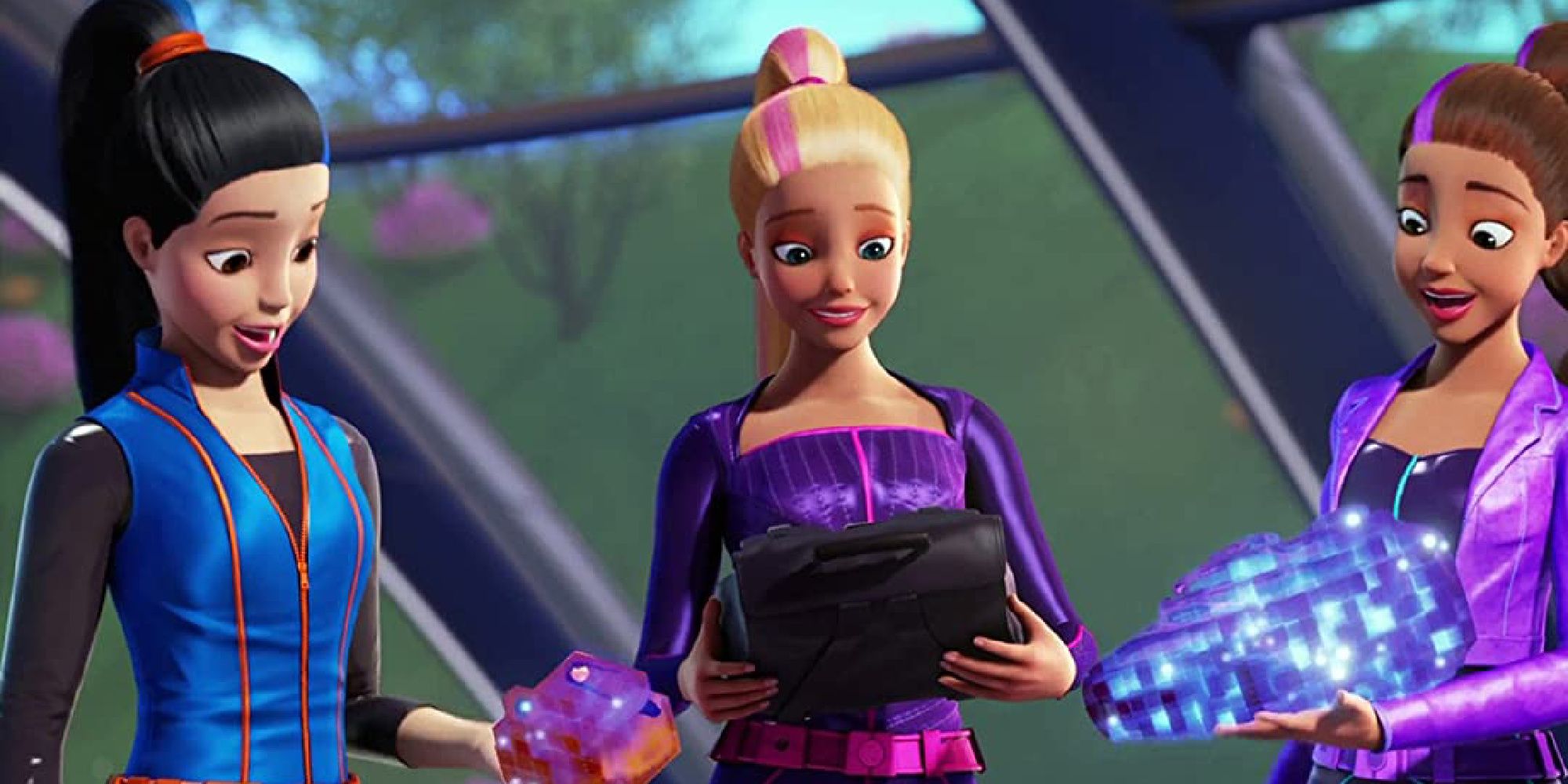Barbie and her fellow spies in Barbie Spy Squad