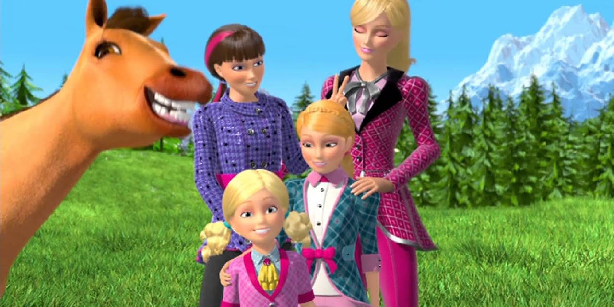 Barbie and her sisters in A Pony Tale