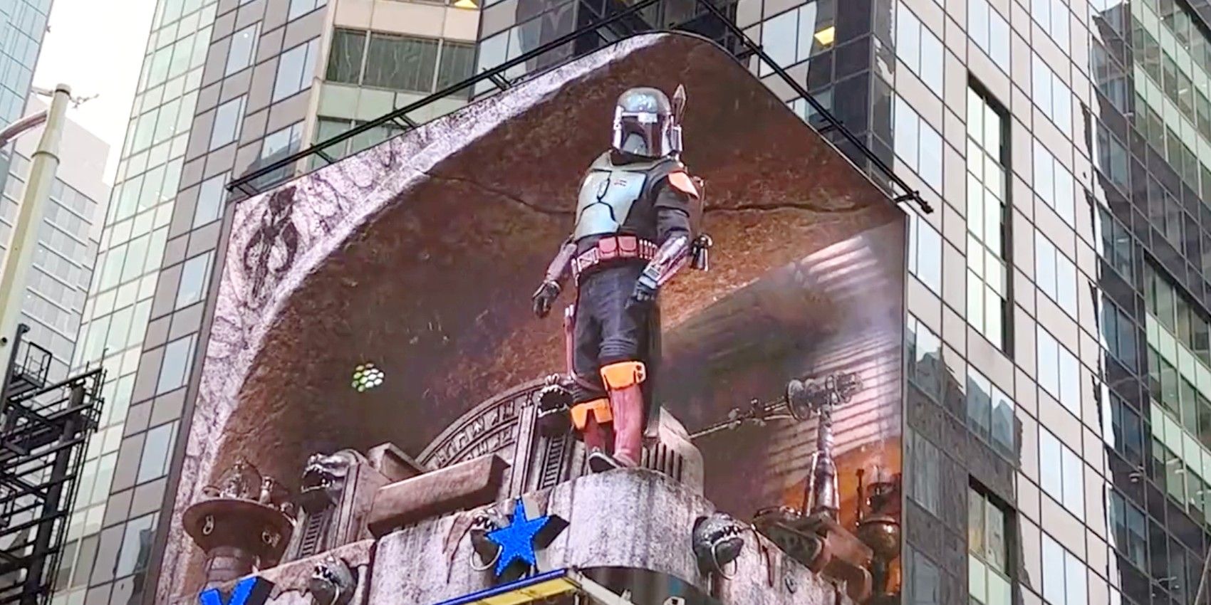 Star Wars The Book of Boba Fett gets a mindblowing 3D billboard