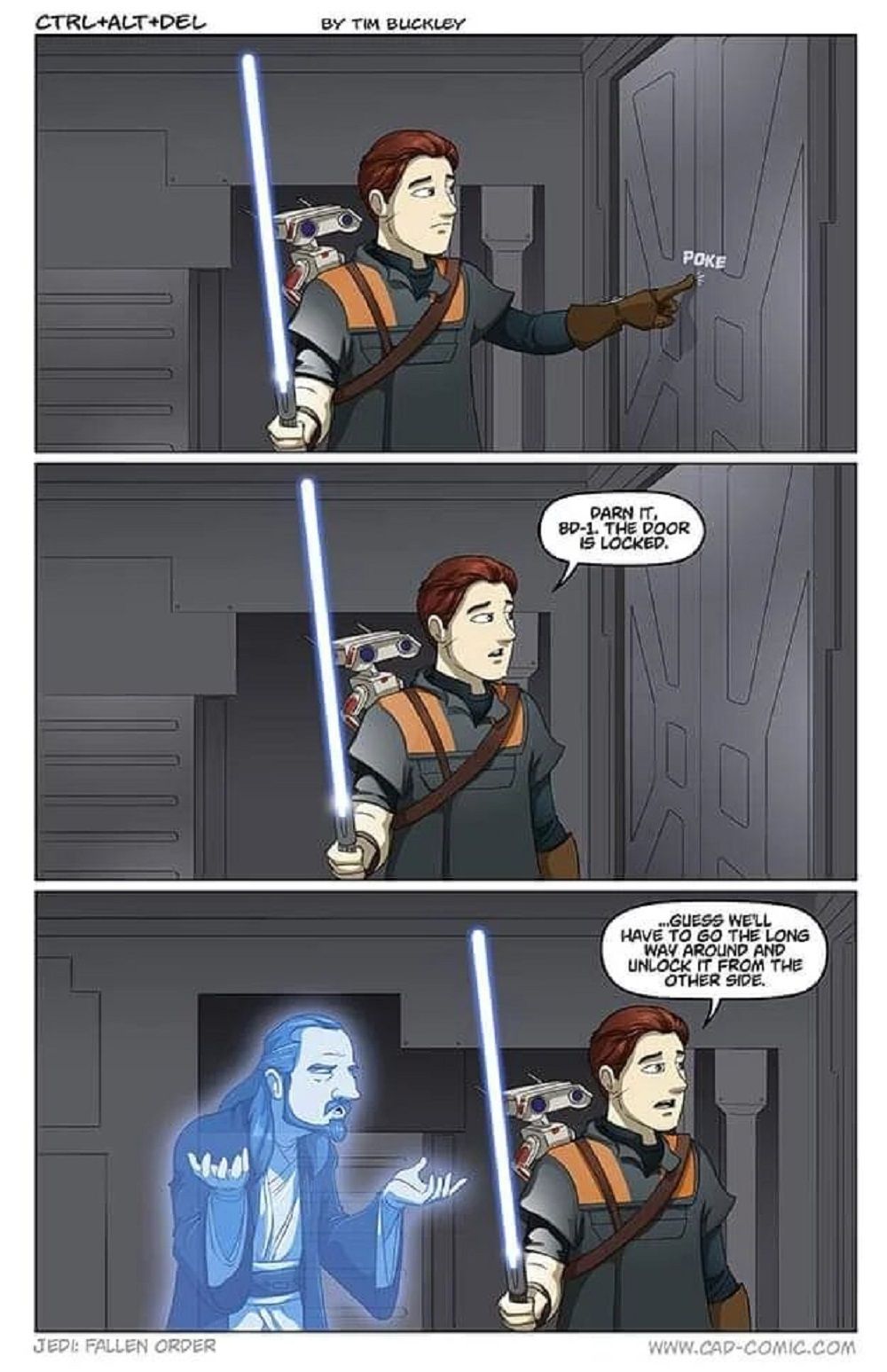 Cal Kestis ligthsaber meme Jedi Fallen Order 1