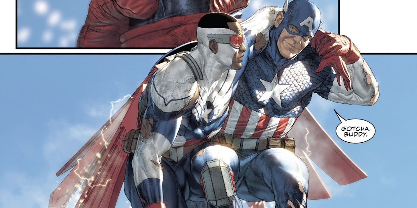 Captain America and Falcon as Cap