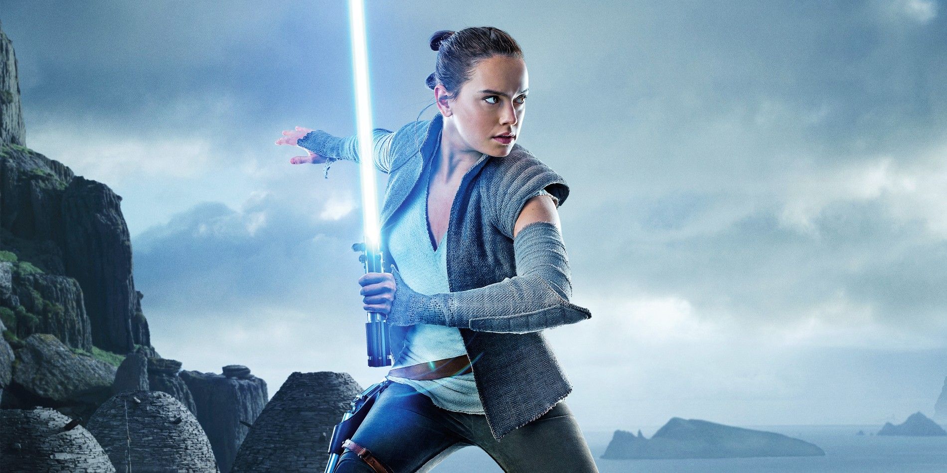 Daisy Ridley as Rey in Star Wars
