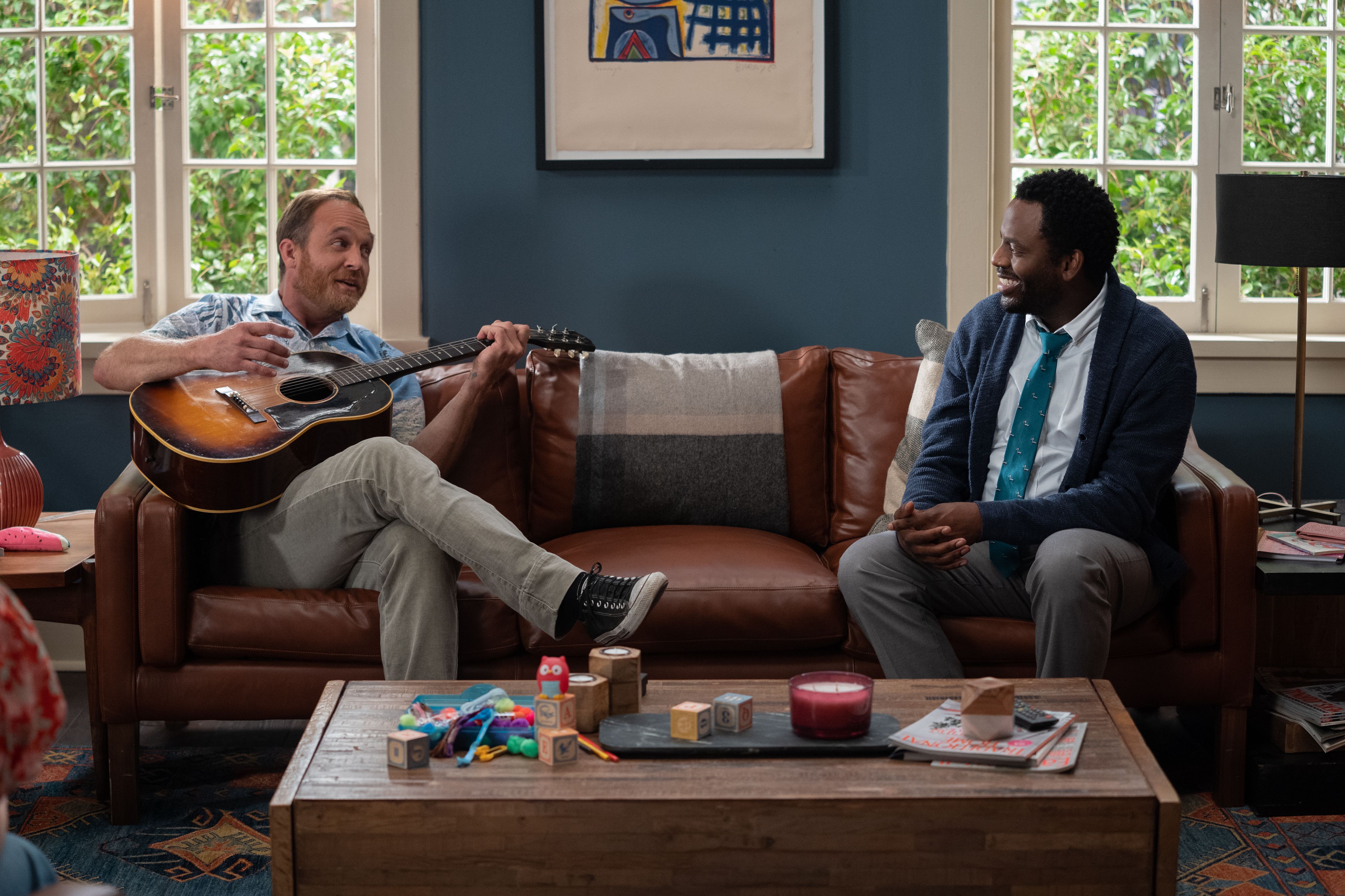 Ethan Embry and Baron Vaughn in Grace and Frankie season 7