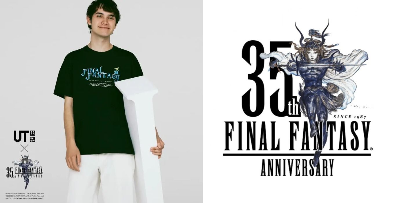 Final Fantasy 35th anniversary t shirt