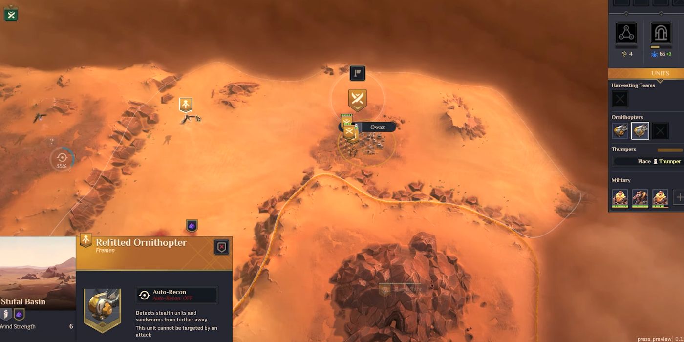Fremen Faction Gameplay For Dune Spice Wars