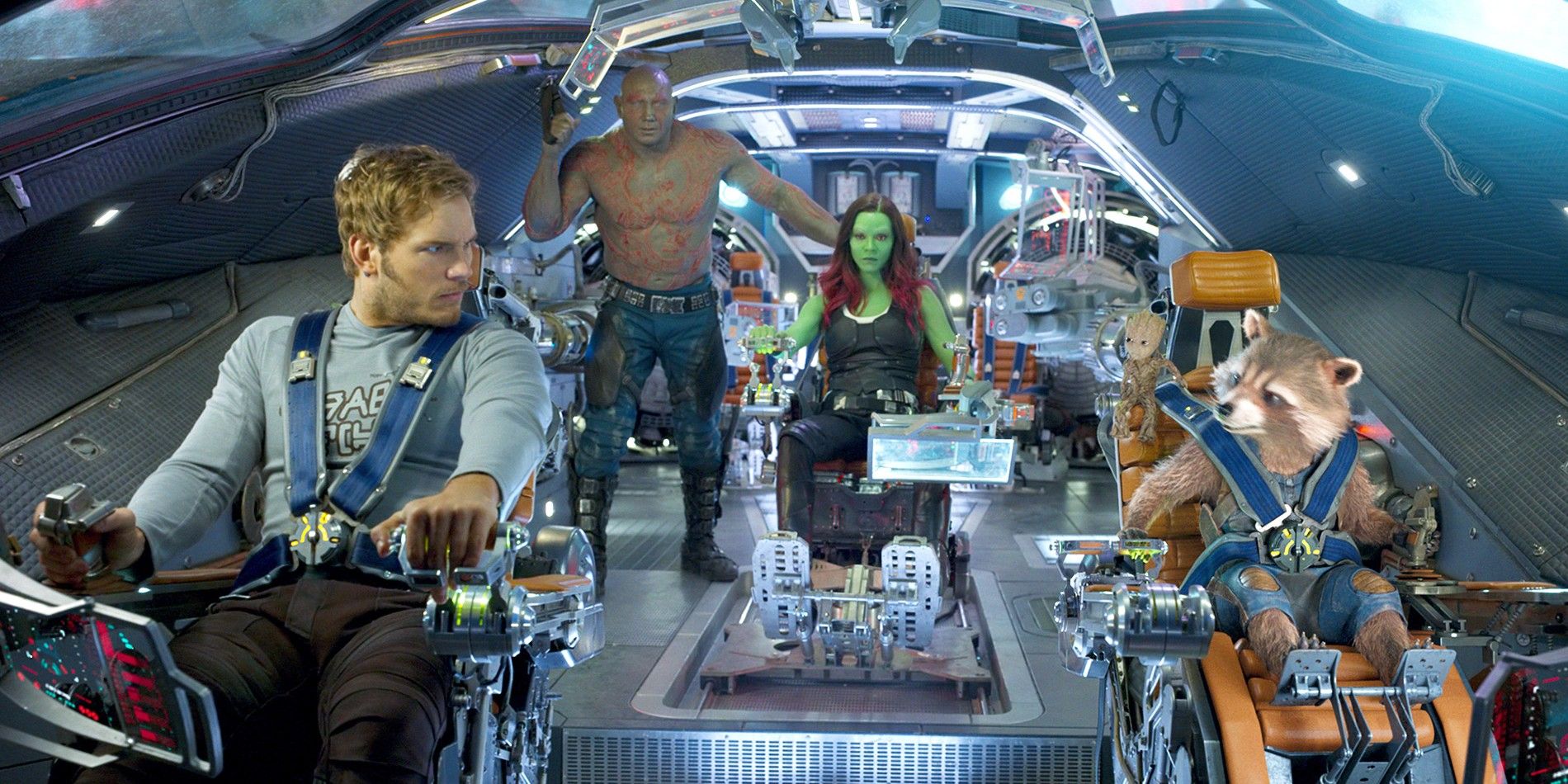 Guardians of the Galaxy in Ship