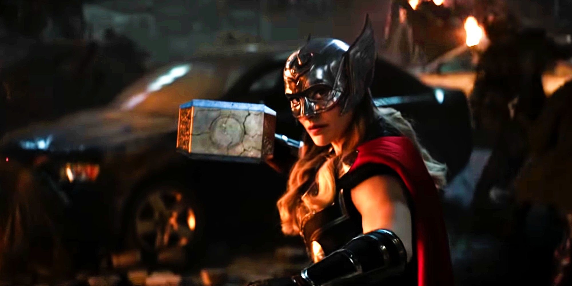 Jane Foster As Mighty Thor In Thor Love and Thunder Trailer