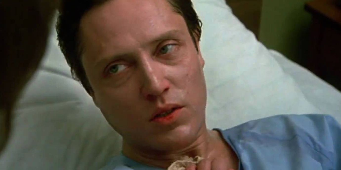Johnny Smith in a hospital bed The Dead Zone
