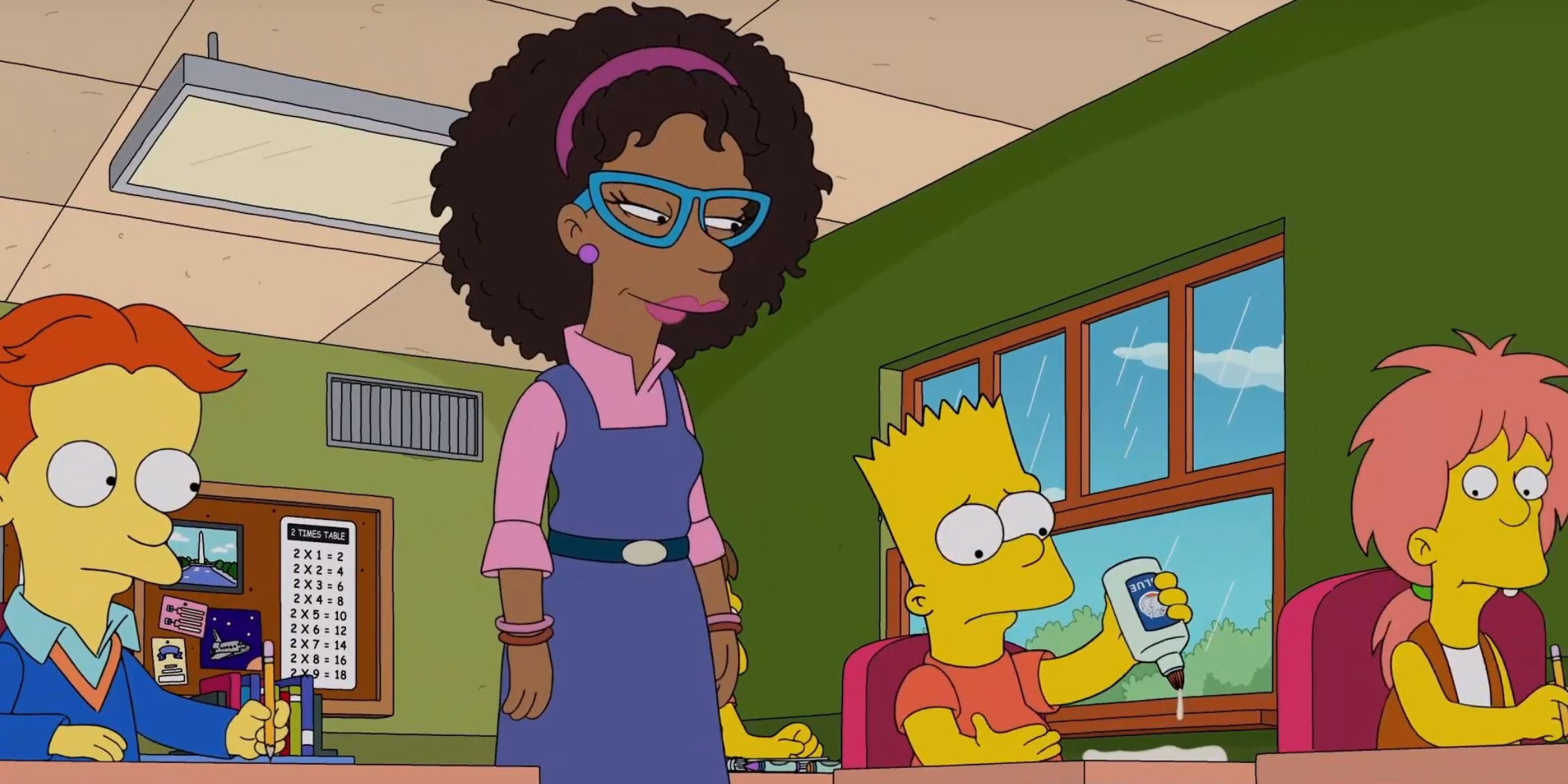 The Simpsons Season 33 Image: Kerry Washington Becomes Bart’s Teacher