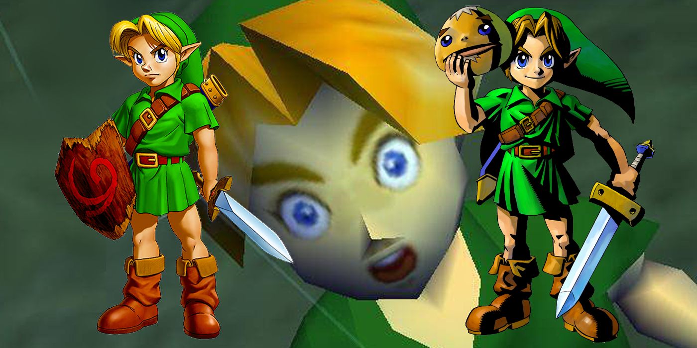 Legend of Zelda Ocarina of Time Majoras Mask Young Link