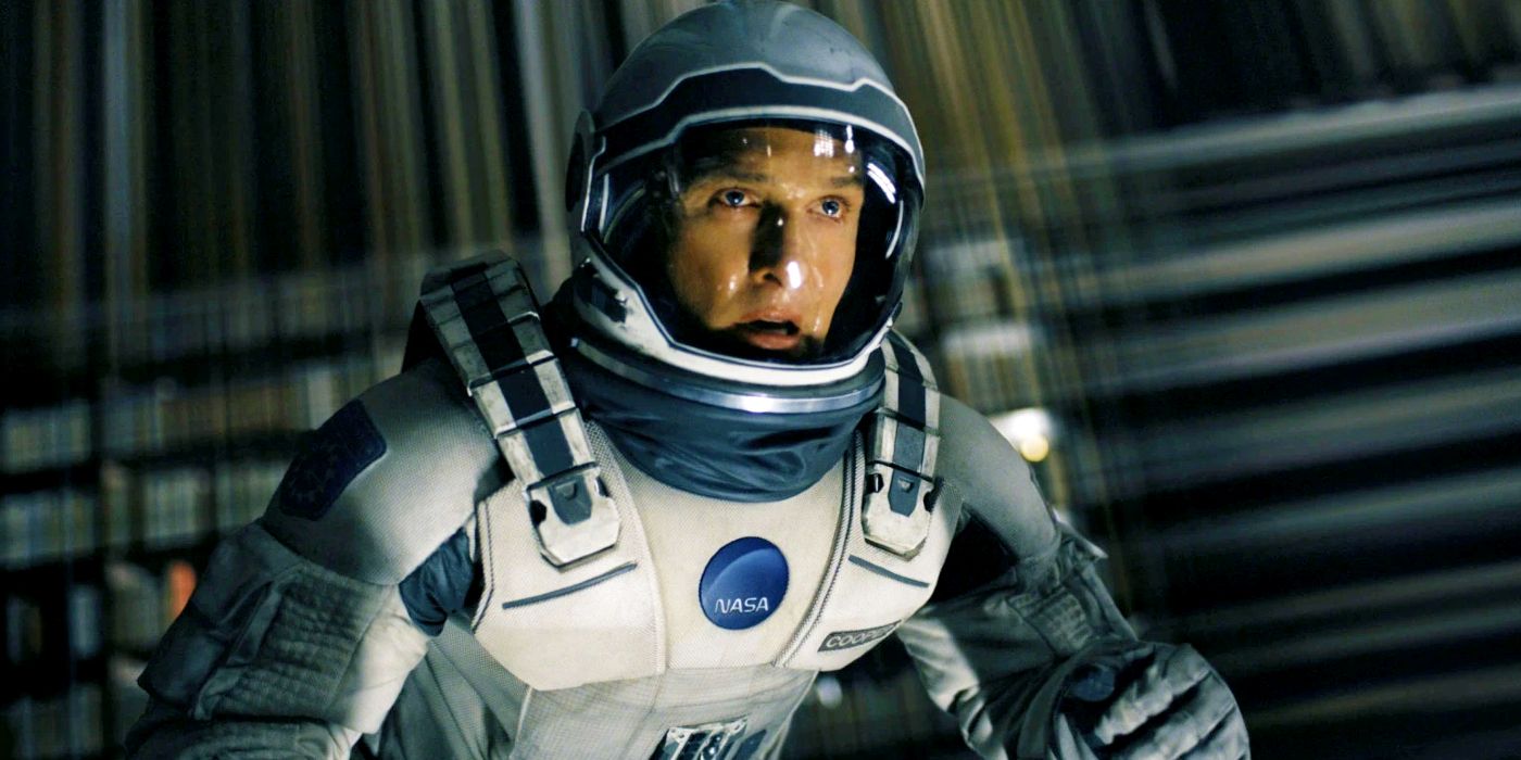 Matthew McConaughey as Cooper in Interstellar