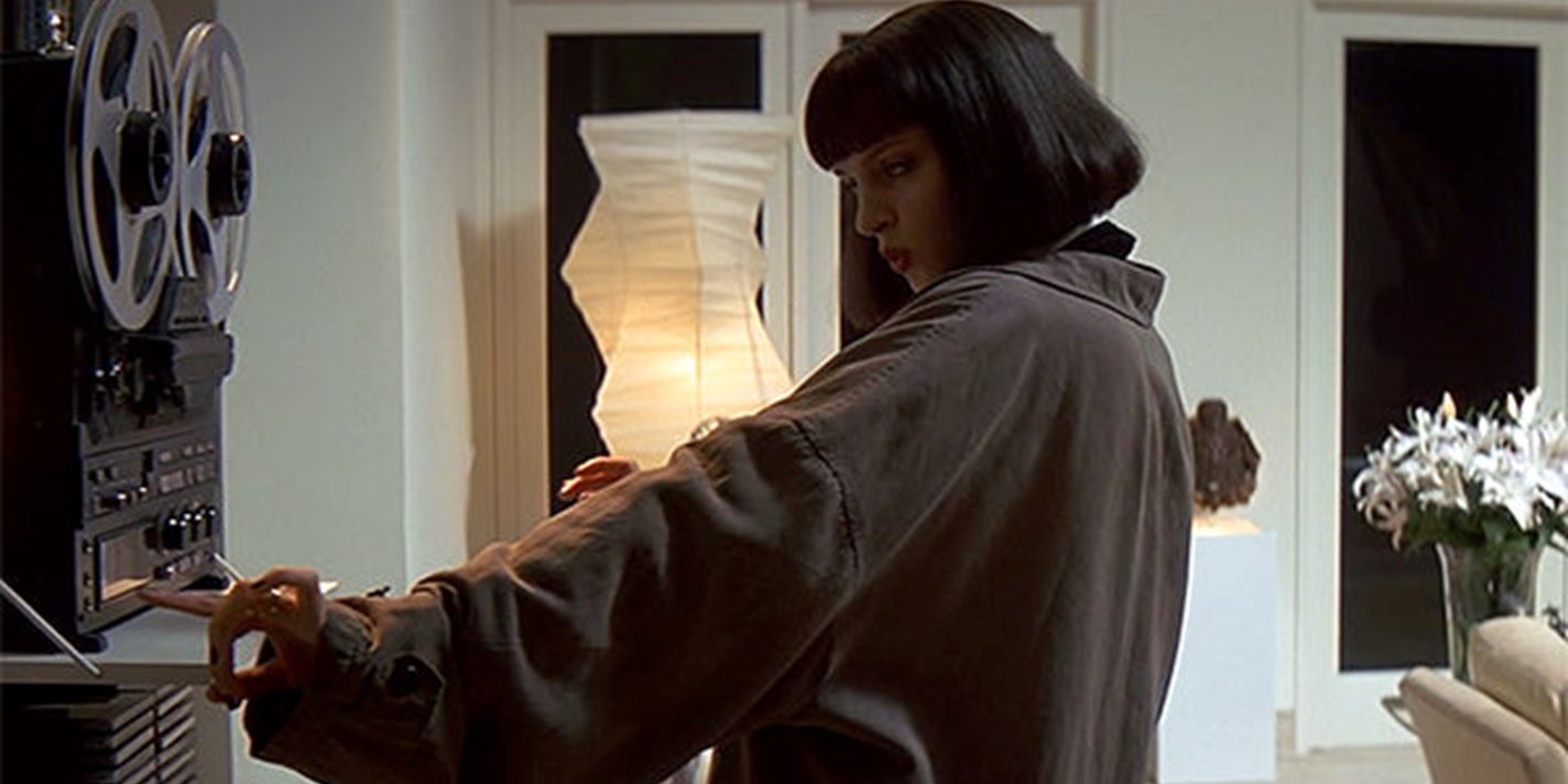 Mia plays a record in Pulp Fiction