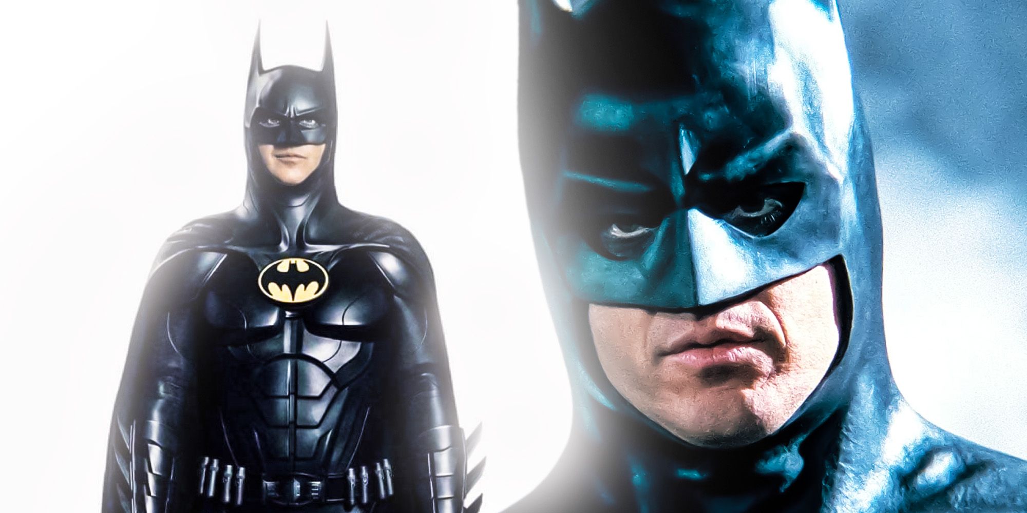 Michael Keatons DCEU Batman Suit all differences