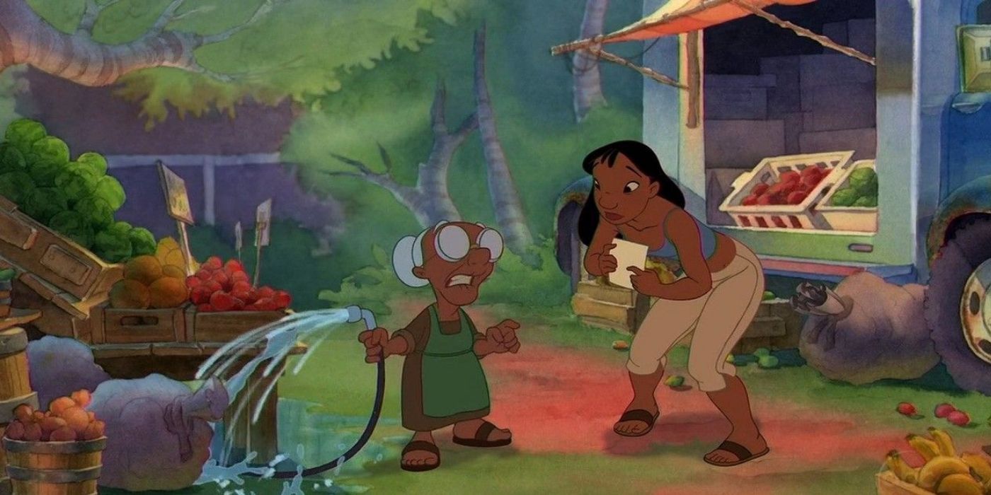 Nani at the Hasegawas General Store in Lilo and Stich