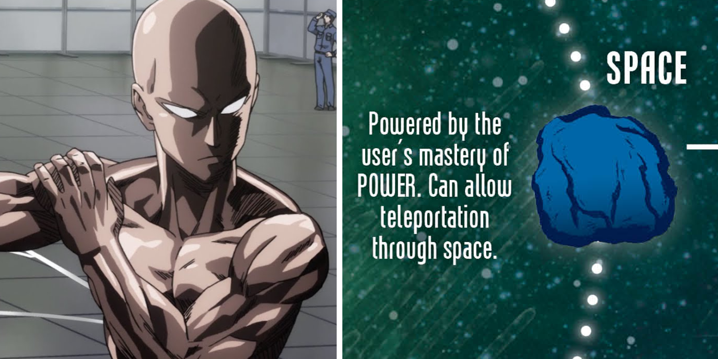 One Punch Man Saitama Infinity Stone Space stone power