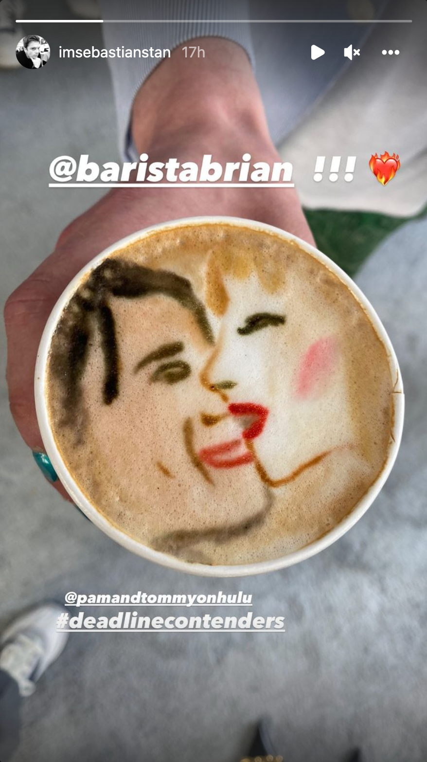 Pam and Tommy Latte Art
