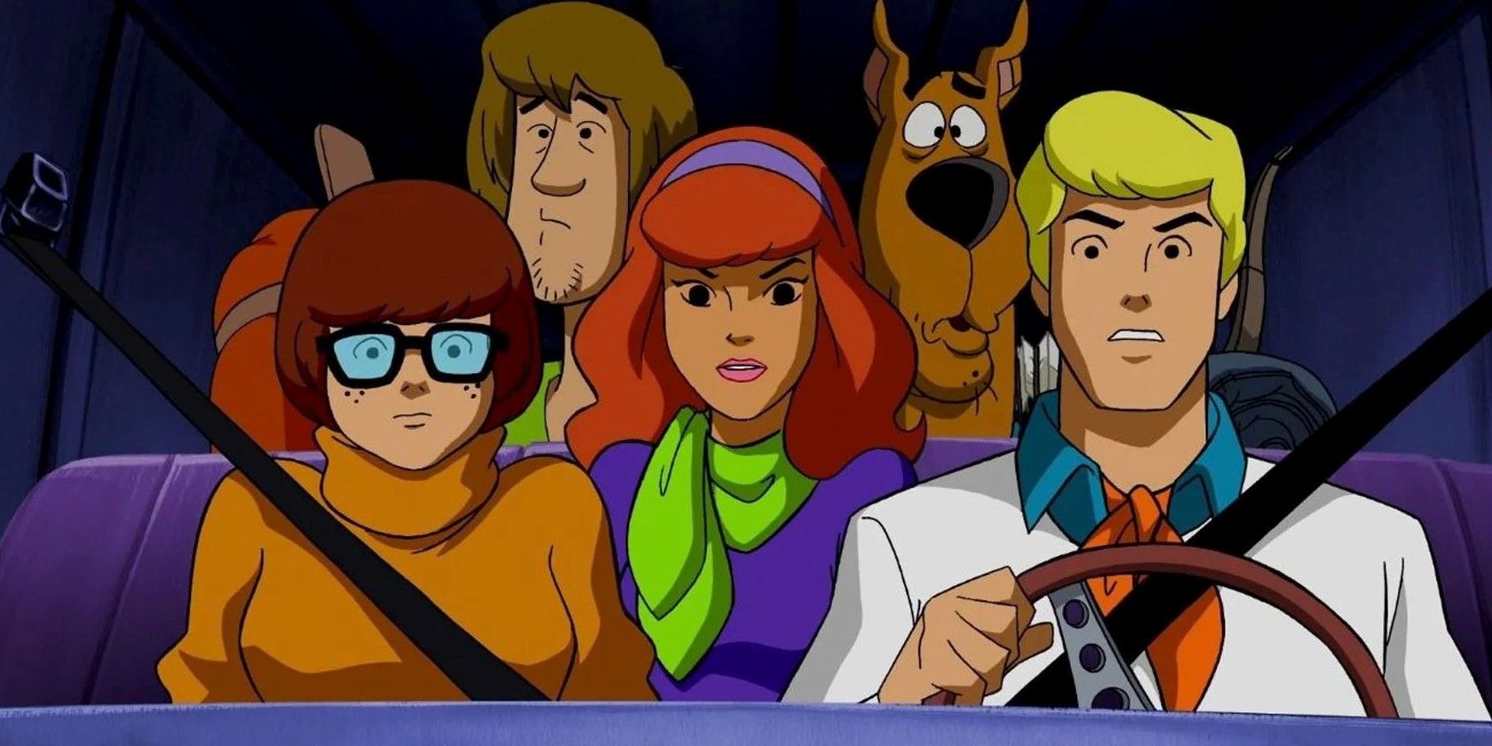 Scooby Doo Gang and Mystery Machine