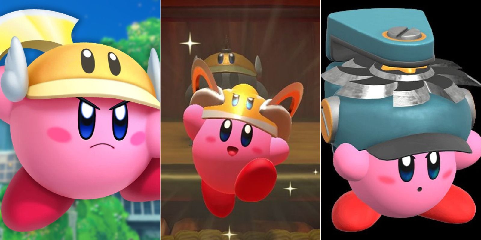 Split Image Cutter Abilities Kirby and the Forgotten Land