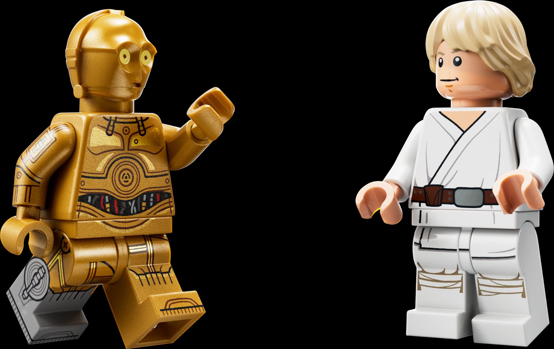 Star Wars Luke Landspeeder LEGO Set C 3PO Mini Figure