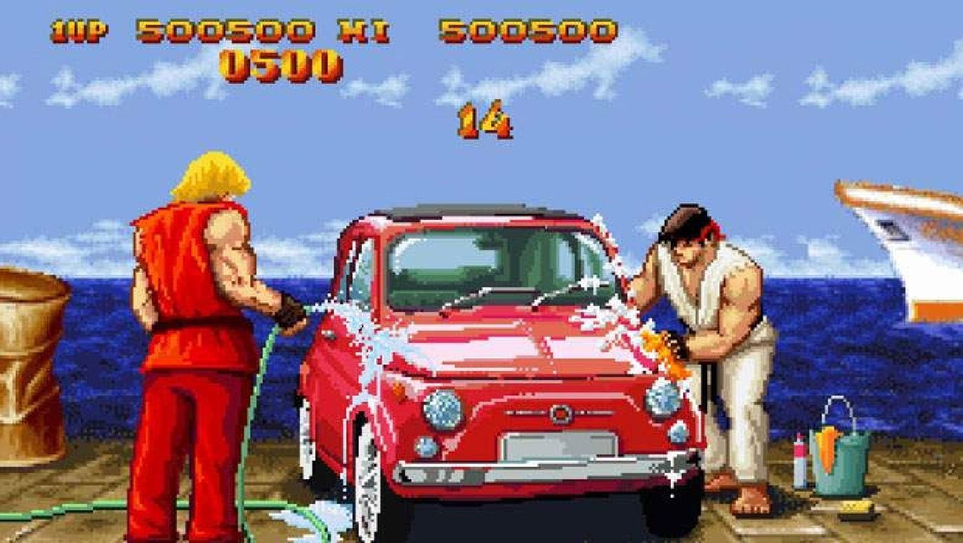 Street Fighter Memes Wash Car