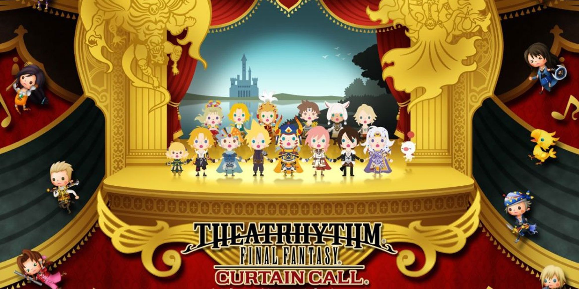 Игра monster night. Theatrhythm Final Fantasy Curtain Call 3ds. Theatrhythm Final Fantasy. Theatrhythm: Curtain Call. Final Fantasy Curtain Call Series.