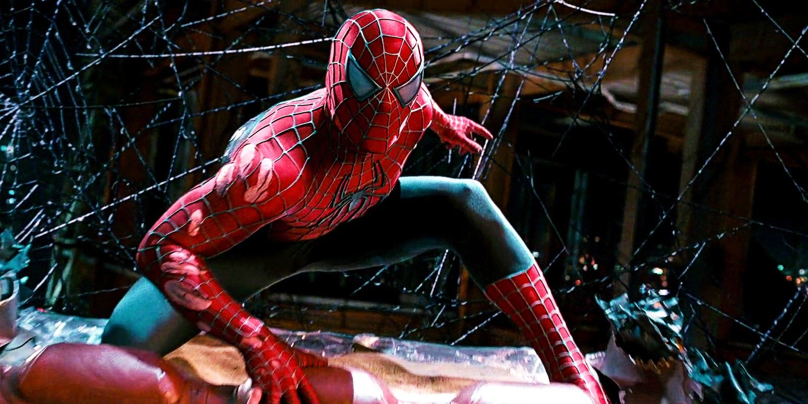 Tobey Maguire as Spider Man in Spider Man 3